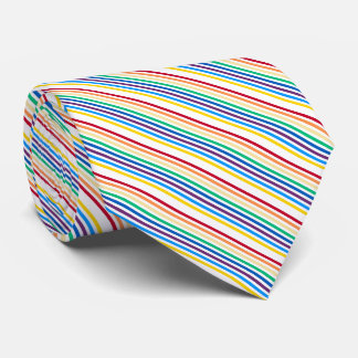 Rainbow Stripes Neck Tie