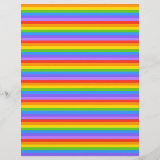 Rainbow Stripes Pattern. (Front)