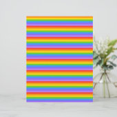 Rainbow Stripes Pattern. (Standing Front)