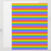 Rainbow Stripes Pattern. (Front/Back)