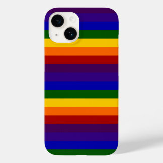 Rainbow Stripes Pattern Case-Mate iPhone 14 Case