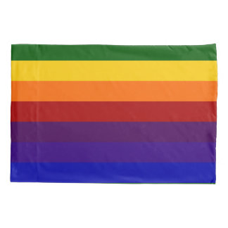 Rainbow Stripes Pillow Case