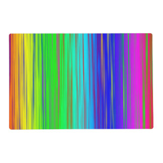 Rainbow Colors Placemats | Zazzle