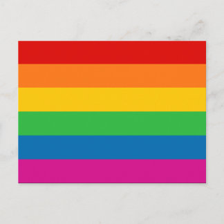 Rainbow Stripes Postcard