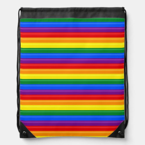 Rainbow stripes seamless pattern backpack
