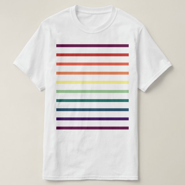 rainbow stripes T-Shirt (Design Front)