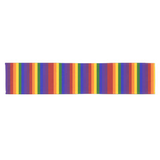 Rainbow Stripes Table Runner