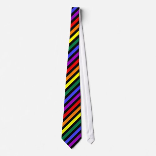 Rainbow Stripes Tie