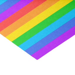 Rainbow Stripes Tissue Paper | Zazzle
