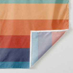 Rainbow Stripes Vintage Colors Old Style Colorful Tapestry