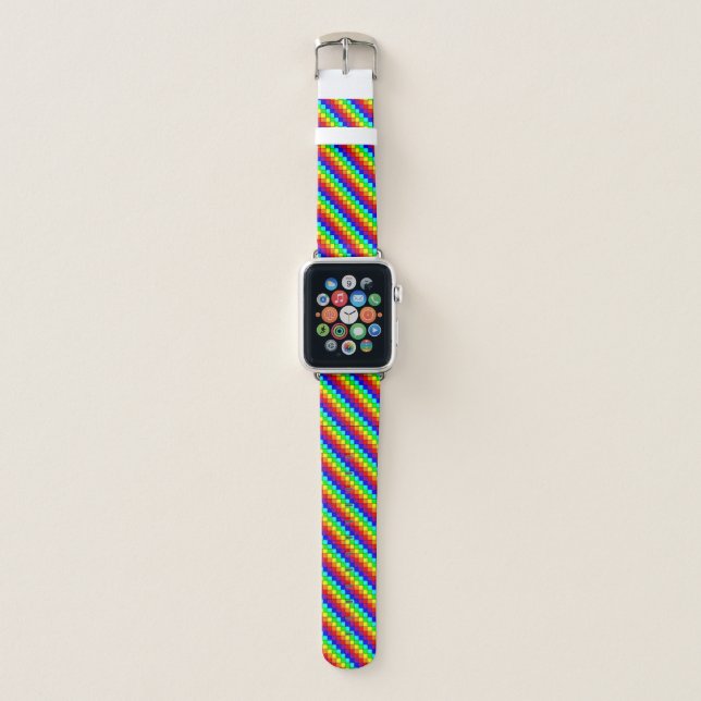 Rainbow Stripes - Watch Band (Front)