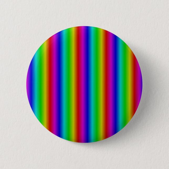 Rainbow Strips - Pattern Button (Front)