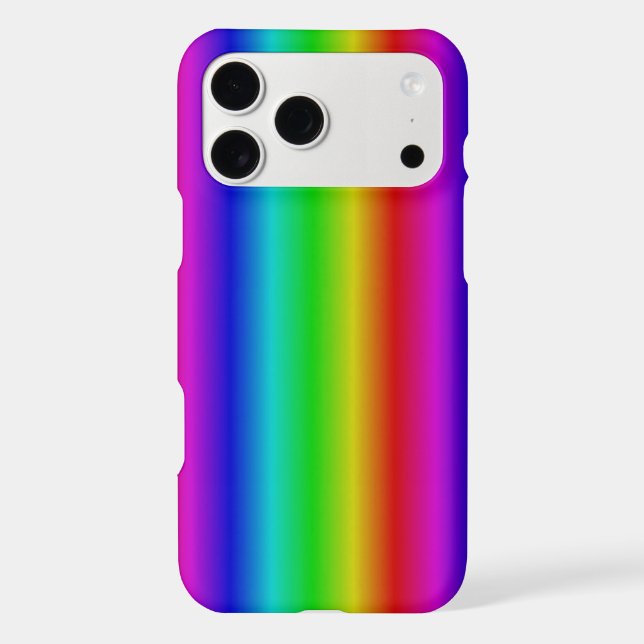 Rainbow Strips - Pattern Case-Mate iPhone Case (Back)