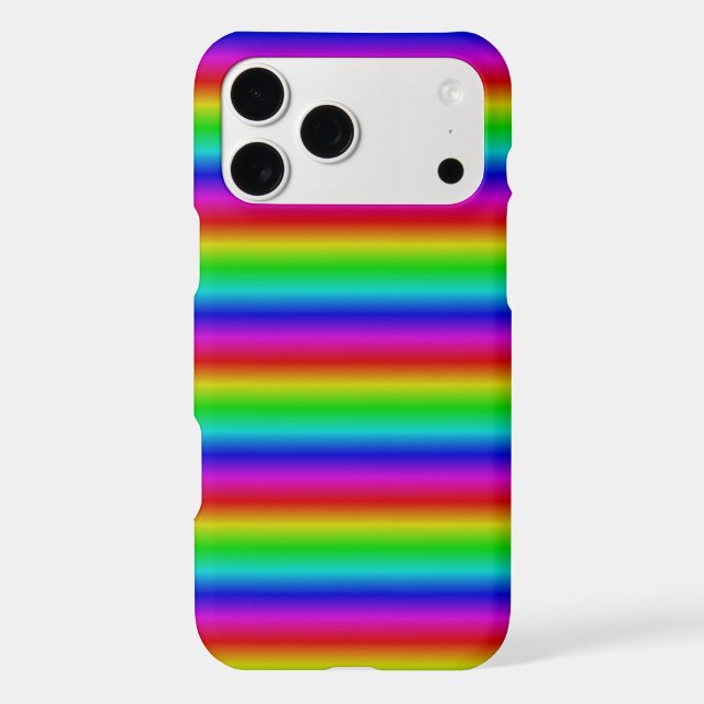 Rainbow Strips - Pattern Case-Mate iPhone Case (Back)