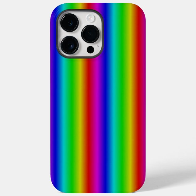 Rainbow Strips - Pattern Case-Mate iPhone Case (Back)