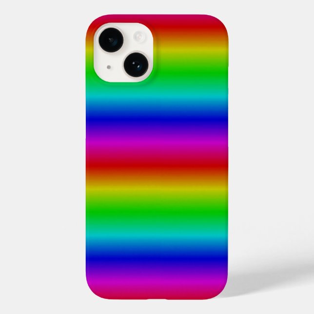 Rainbow Strips - Pattern Case-Mate iPhone Case (Back)