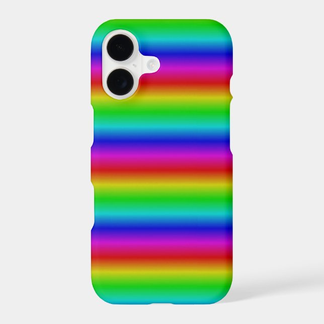 Rainbow Strips - Pattern Case-Mate iPhone Case (Back)
