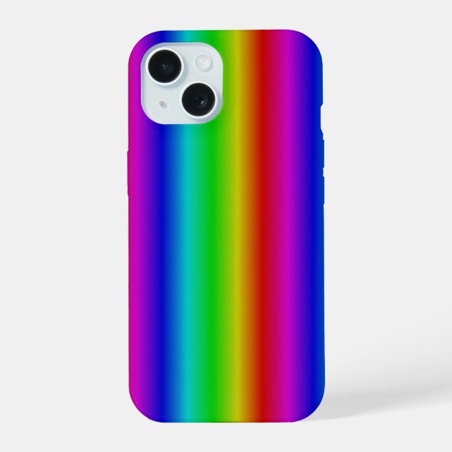 Rainbow Strips - Pattern Iphone Case (Back)