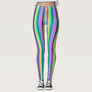 Rainbow Strips - Pattern Leggings
