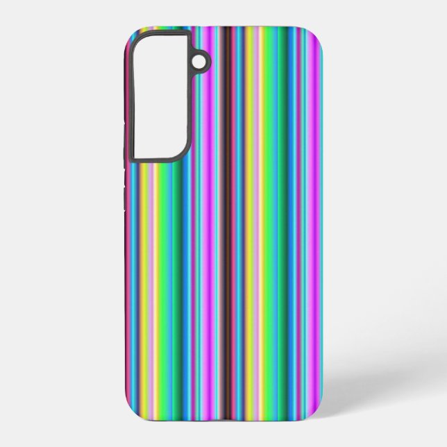Rainbow Strips - Pattern Samsung Galaxy Case (Back)