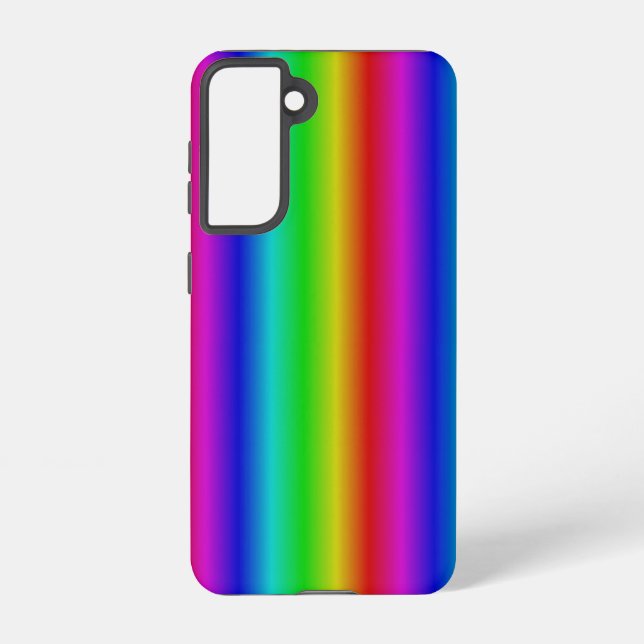 Rainbow Strips - Pattern Samsung Galaxy Case (Back)