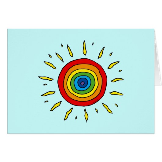 Rainbow sun (Front Horizontal)