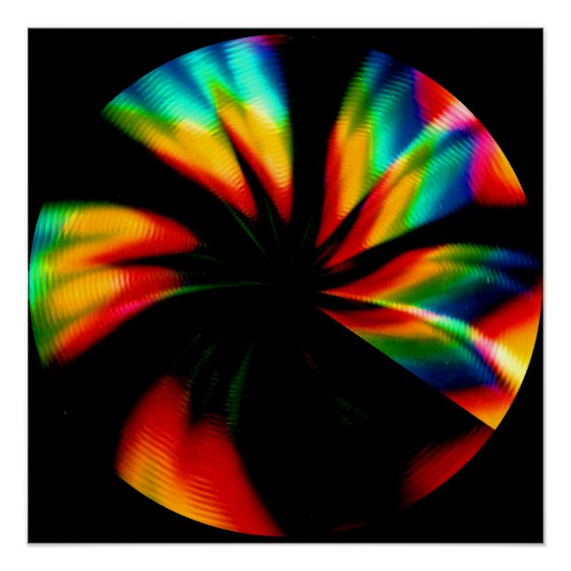 Rainbow Sun A Light Painting Poster (Front)