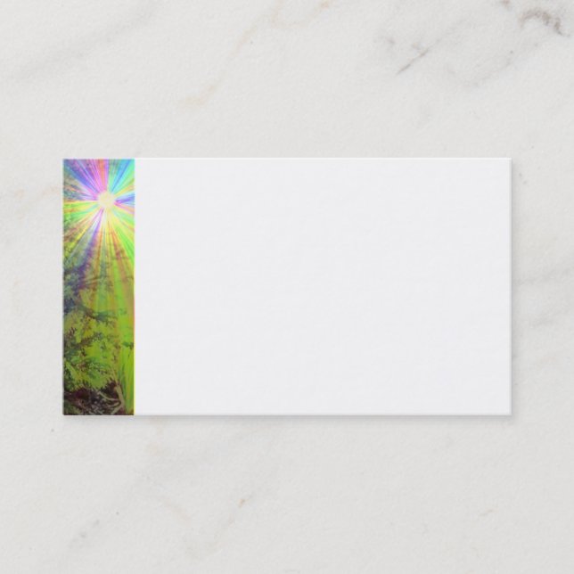 Rainbow Sun business card (Front)