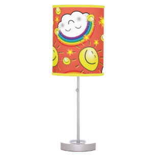 Rainbow Sun, Clouds Decorative Lamp Shade