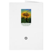 Rainbow Sunflower ArtCard Cards (Back)