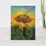 Rainbow Sunflower Mother's Day ArtCard Card