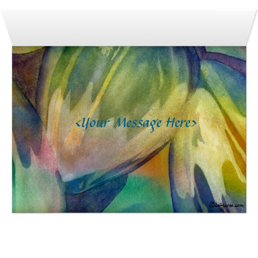 Rainbow Sunflower Seeds Card (Inside Horizontal (Bottom))