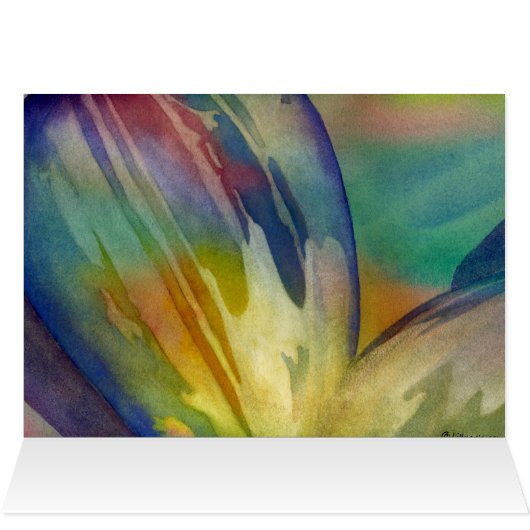 Rainbow Sunflower Seeds Card (Inside Horizontal (Top))