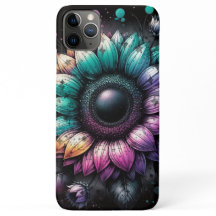 Rainbow Sunflowers iPhone Cases