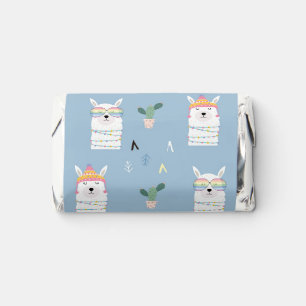 Rainbow Sunglasses Llama Pattern Hershey's Miniatures