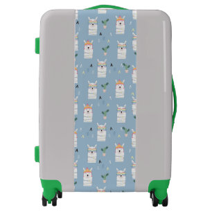 Rainbow Sunglasses Llama Pattern Luggage
