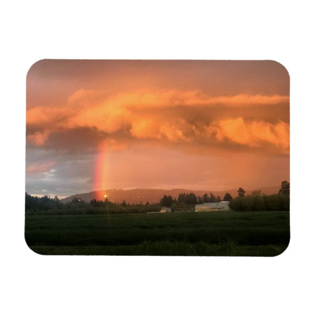 Rainbow Sunset Magnet (Horizontal)