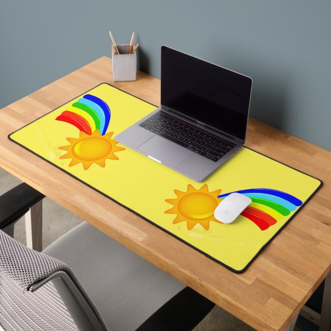 Rainbow Sunshine Desk Mat