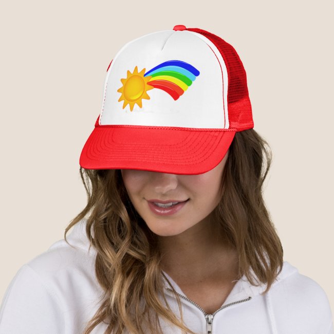 Rainbow Sunshine Hat