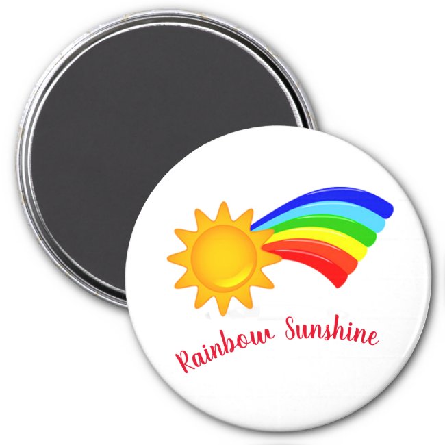 Rainbow Sunshine Magnet