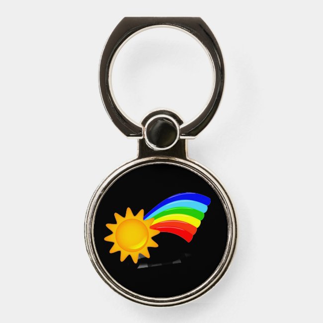 Rainbow Sunshine Phone Ring Holder