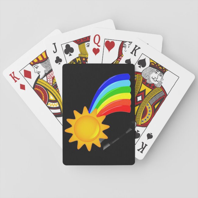 Rainbow Sunshine Playing Cards