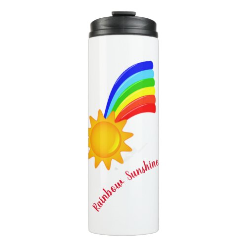 Rainbow Sunshine Thermal Tumbler