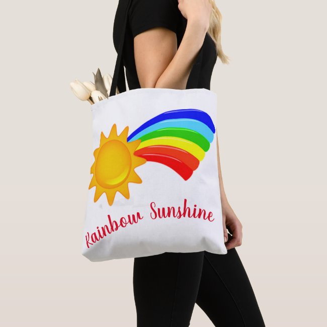 Rainbow Sunshine Tote Bag
