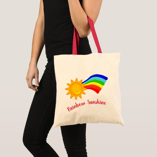 Rainbow Sunshine Tote Bag