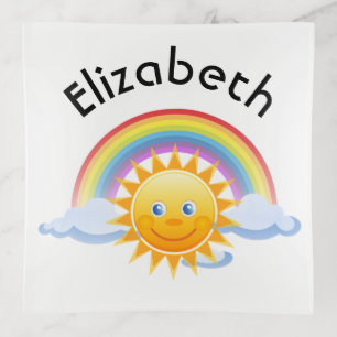 Rainbow Sunshine Trinket Tray