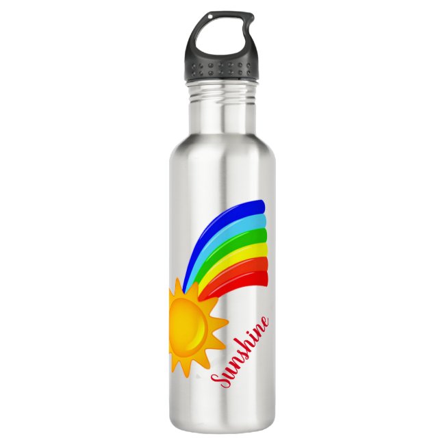 Rainbow Sunshine Water Bottle