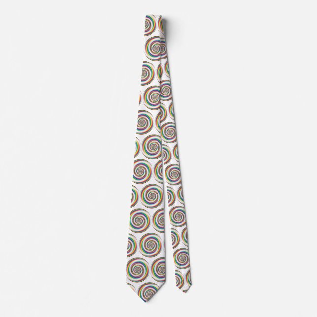 rainbow swatches neck tie (Front)