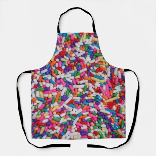 Rainbow Sweet Candy Sprinkles Apron