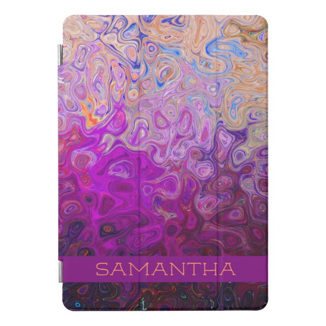 Rainbow Swirl Apple 10.5" iPad Pro Cover (Front)